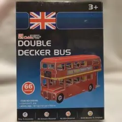 3Dパズル CubieFun ダブルデッカーバス 66ピース