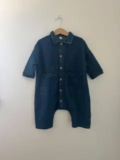 42.デニムオールインワン 80サイズ 韓国子供服
