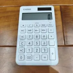 CASIO(カシオ) NS-S10-WE(ホワイト) スタイリッシュ電卓 10桁のサムネイル