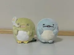 すみっコぐらし　てのりぬいぐるみ　ぺんぎん？(ずーん)&とかげ(あわあわ)