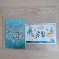 東京ディズニーシー25周年　スパークリングジュビリー　ポストカード