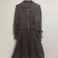 FUN キャミワンピースセット セットアップ ブラウン