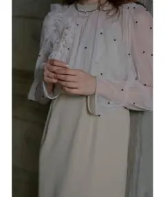 9★新品タグ付★LE’RURE Pearl blouse setドレス