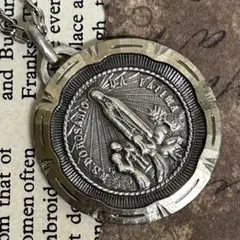 希少】CREED製 シルバー 旅の守り神 聖クリストファー ペンダントS