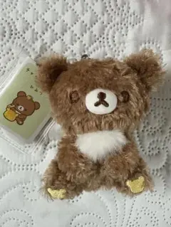 【タグ付き・新品】サンエックス　チャイロイコグマ　ぶらさげぬいぐるみカフェカラー