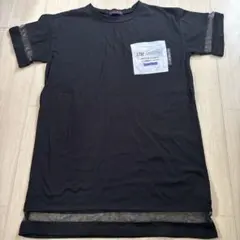 lovetoxic ブラック Tシャツ メッシュ裾　M