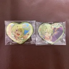 あんスタ ハート缶バッジ 巴日和 2個セット