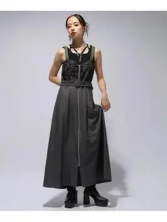 HARE 2Pボレロ*ジップジャンスカ ストライプ