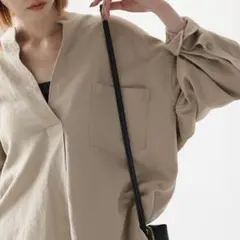 JOURNAL STANDARD レーヨン麻スタンドプルオーバーブラウスのサムネイル