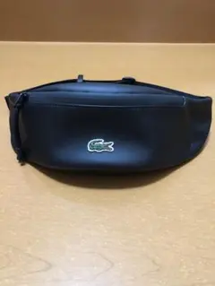 ②ラコステ アンリミテッド ウエスト バッグ 黒