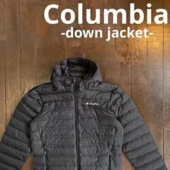 【Columbia コロンビア】ダウンジャケット フーディ ブラック M相当のサムネイル