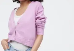 カーディガン　ユニクロ　UNIQLO