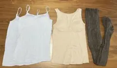 無印良品 マタニティ　授乳　キャミ　パット入り　タイツ　4点セット　状態良好