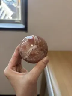 ピンクアゲート　スフィア　約61㍉