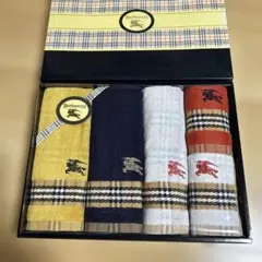 バーバリー BURBERRY フェイスタオル3枚 ハンドタオル2枚 5点セット
