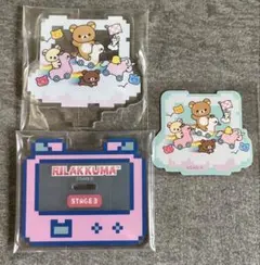 ゲーミング リラックマ アクリルスタンド ステッカー　コリラックマ　キイロイトリ