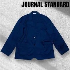 極美品 ジャーナルスタンダード ストレッチワークテーラードジャケット 紺 L相当