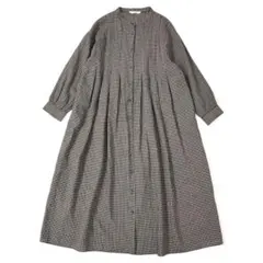 サマンサモスモス Cross×Linen タックワンピース