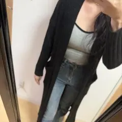 【AZUL】カーディガンロング【S】