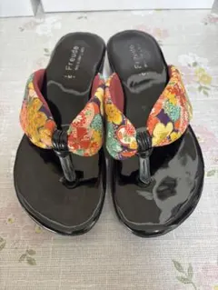 Freude 花柄 草履 Mサイズ　サンダル