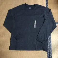 新品　無印良品　洗いざらし太番手　クルーネック長袖Ｔシャツ
