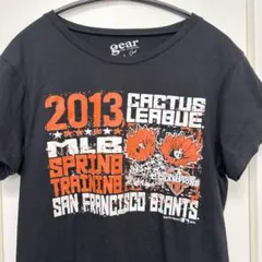 ギア スポーツ 2013 MLB 半袖 クルーネック プリント L 黒 街着のサムネイル