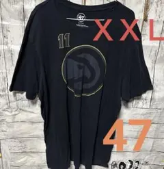 47アトランタ・ホークス Tシャツ ブラック 11ＸＸＬサイズ大きいサイズのサムネイル