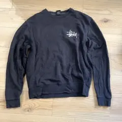 【古着】Stüssy クルーネック スウェット ブラック Sサイズのサムネイル