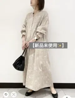 【新品未使用✨】アーバンリサーチドアーズ フラワープリントフレアワンピース