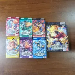 ONE PIECEカードゲーム スタートデッキ 6種セット プラス1個