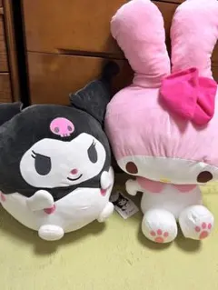 マイメロディ 超超BIGぬいぐるみ 〜みみむすび〜＆クロミころころクッション