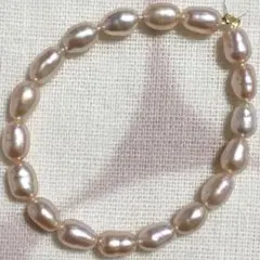 淡水パール 在庫整理にご協力あれ！長さ10cm前後のちっこい輪っか1こ。その28