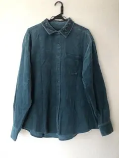 【お値下げしました！】古着　コーデュロイ　シャツ　長袖