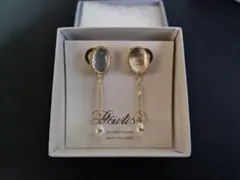 真珠と白蝶貝の耳飾り パールピアス Pure white