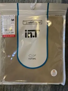 GUNZE in.T カットオフ 半袖　Mサイズ　クリアベージュ　開封のみ