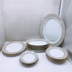 ノリタケ　大皿　平皿PACIFIC MAJESTY パシフィック　マジェスティ 激レア 皿 NORITAKE PACIFIC MAJESTY オールドノリタケ - メルカリ