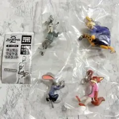 ズートピア2 ゆらゆらつながるマスコット 全4種フルコンプリート