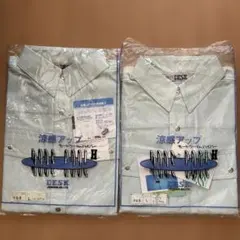 自重堂　春夏用作業服 半袖シャツ アースグリーン　★新品未使用　2枚　Lのサムネイル
