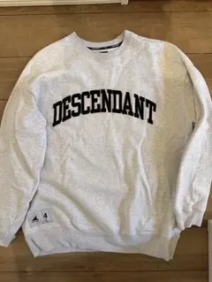 descendant カシャロ　刺繍ロゴ　オーバーサイズ　スウェット　トレーナー DESCENDANT 刺繍ロゴ入り スウェット トレーナー CACHALOT