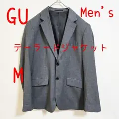 GU ジーユー テーラードジャケット M グレー Men's メンズ