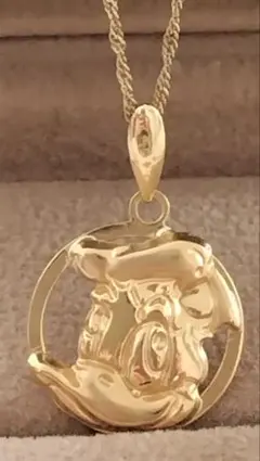 K24 K18 パンダ ネックレス 24金 18金 ペンダントトップ 18K - メルカリ