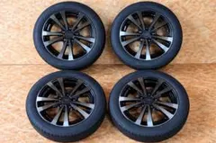 ヨコハマBluEarthGT/195/55R16・BLACKアルミ4本セット ヨコハマBluEarthGT/195/55R16・BLACKアルミ4本セット - メルカリ