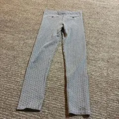 H&M チェック柄 ロングパンツ