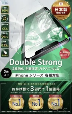 iPhone 14 Pro 用の強化ガラスフィルム