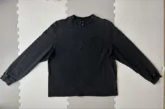 H&M 長袖 ポケットTシャツ ブラック