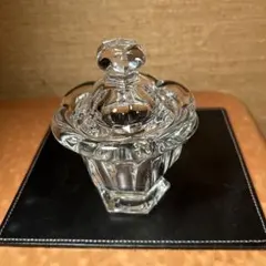 バカラ 激レア 漆黒 廃版 ジャムポット ブラッククリスタルガラス製蓋物 ジャー バカラ 激レア 漆黒 廃版 ジャムポット ブラッククリスタルガラス製