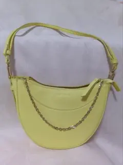 LOUNIE　イエロー ハーフムーンミニショルダーバッグのサムネイル
