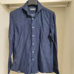 ユナイテッドアローズ　 ダークブルー デニムシャツ M