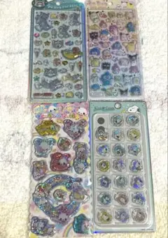 うるちゅるポップシール ウォーターインシール キラコロおはじきシール サンリオ他