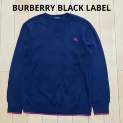 BURBERRY BLACK LABEL ニット　セーター　ネイビー　サイズ3